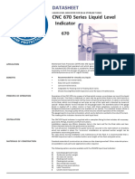 CNC 670 Series Liquid Level Indicator: Datasheet