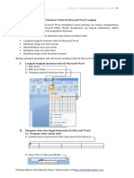 Materi Membuat Tabel Di Microsoft Word Lengkap