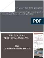 Tahapan Pra-Perencanaan Kapal (Kuliah Ke - 3)