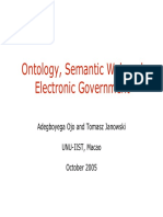 Ontology SemanticWeb and Electronic Government