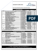 Jadual Pengajian YT 2018 (1 November 2018)