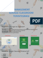 Management Google Classroom Terintegrasi