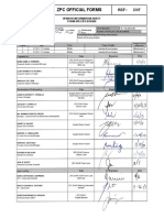 ZPC Official Forms Ref: Zof: Vendor Information Sheet Form Specifications