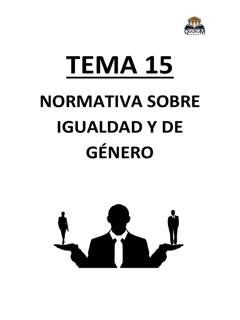 Normativa sobre Igualdad de Género | PDF | La violencia contra las ...