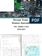 Stream Team Science Journals