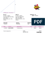 Sales Receipt: Date Activity Description QTY Rate Amount