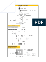 Footing Type Lf1: Step 1 - Check Soil Pressure
