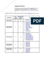 S60 versions and supported devices table