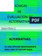 Análisis de Alternativas