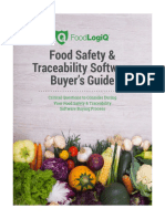 Food Safety & Traceability Software Buyer's Guide