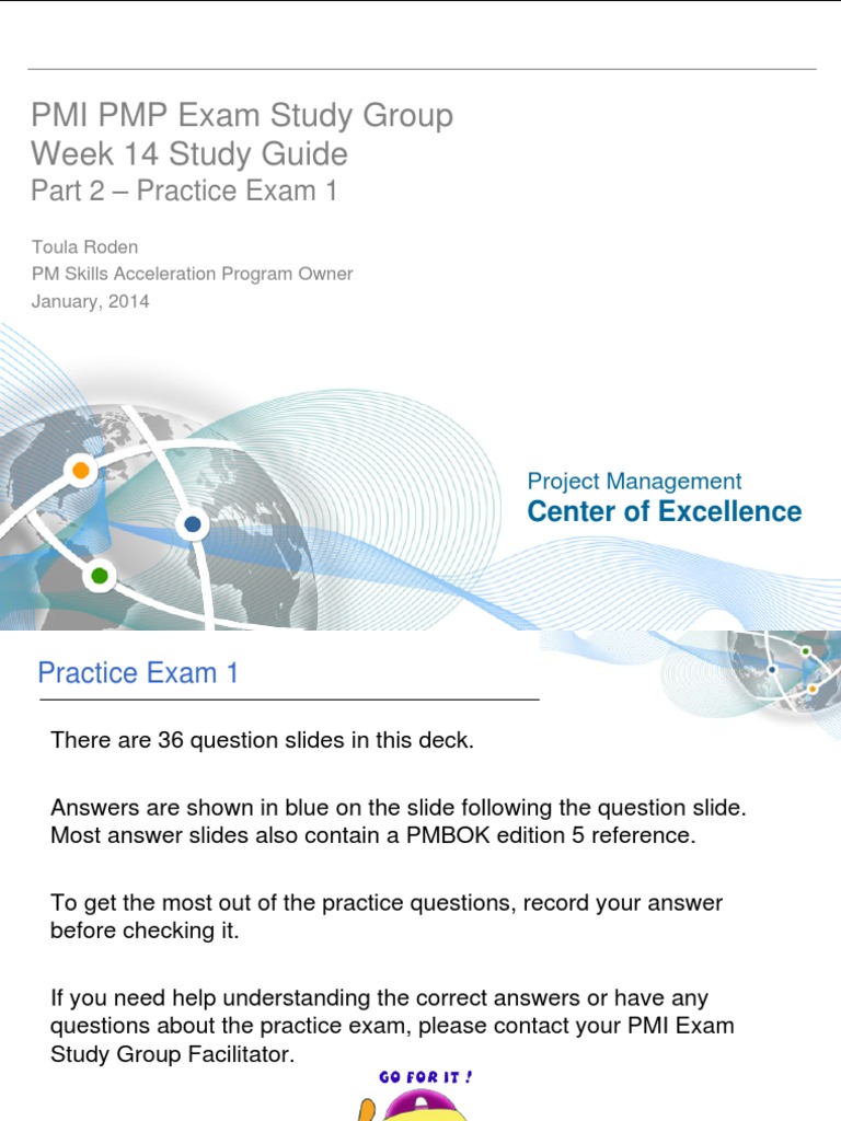 Practice Exam 1 Jan2014 | PDF | Project Management | Risk Management