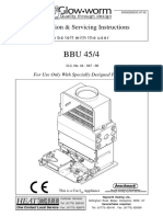 Installation & Servicing Instructions: For Use Only With Specially Designed Firefronts