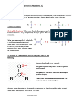 Electrophilic and Nucleophilic Reactions 