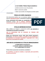 Títulos representativos de mercadorias e financiamentos