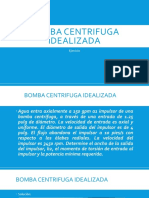 Bomba Centrifuga Idealizada