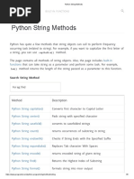 Python String Methods PDF