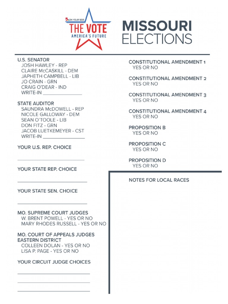 Mo Election Cheat Sheet