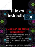 El Texto Instructivo