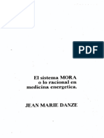 El Sistema Mora o Lo Racional en Medicina Energética. Autor: Jean Marie Danze