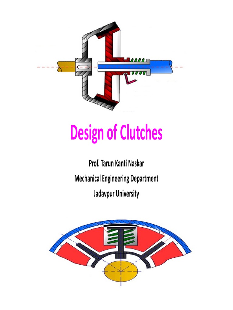 Design of Clutches PDF Clutch Transmission (Mechanics)