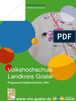 Programmheft Vhs Goslar 1 2015