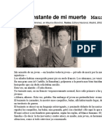 El Instante de Mi Muerte Blanchot Maurice Blanchot