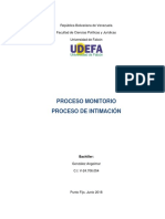 Informe Proceso Monitorio