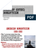 gothic romanticism overview