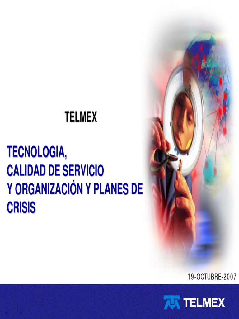 Evolución de la Plataforma Telmex 2007 | PDF | Calidad de servicio ...
