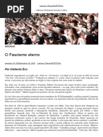 O fascismo eterno
