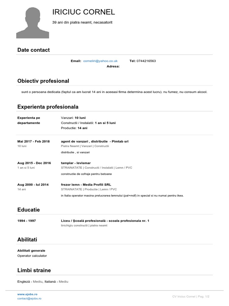 CV PDF | PDF