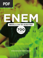 ENEM - Resoluções de Questões Diversas | PDF | Oxigênio | Água