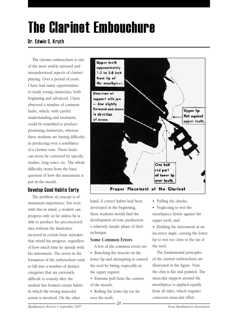 Embouchure PDF