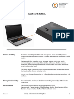 Keyboard Button.: Surface Modelling