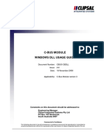 C-Bus Module Windows DLL Usage Guide