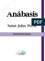 Portada Anábasis Saint-John Perse