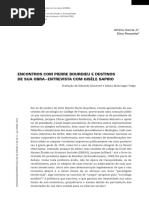 Afranio Garcia - Encontros com Pierre Bourdieu e destinos de sua obra – entrevista com Gisèle Sapiro