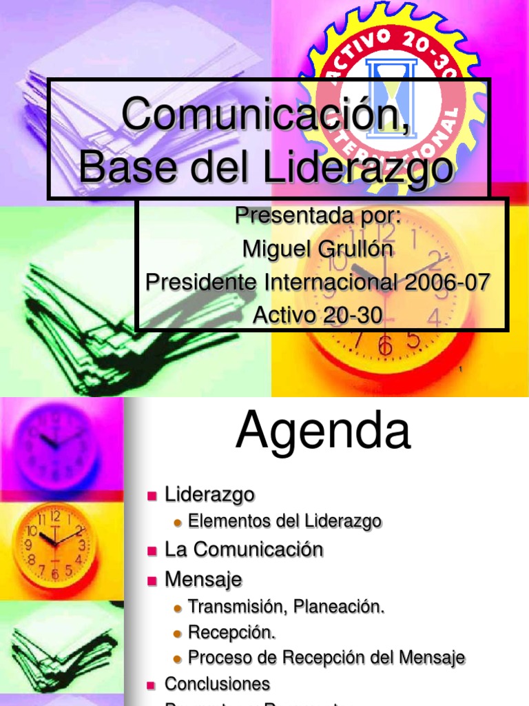 Comunicación Efectiva en Liderazgo | PDF | Liderazgo | Acción (filosofía)