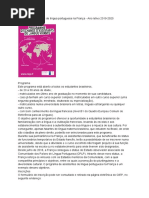 Assistentes Brasileiros de Língua Portuguesa Na França - Ano Letivo 2019-2020