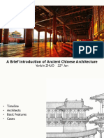 A Brief Introduction of Ancient Chinese Architecture: Yanbin ZHUO 22 Jan