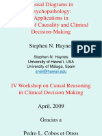 Causal Diagrams in Psychopathology for Clinical Decision Making