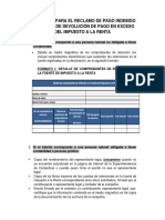 Devolución de Impuesto A La Renta Por Ventanilla