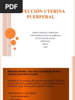 Infección PUERPERAL