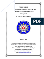 PROPOSAL PERMOHONAN PT - UNITED TRACTORS TBK