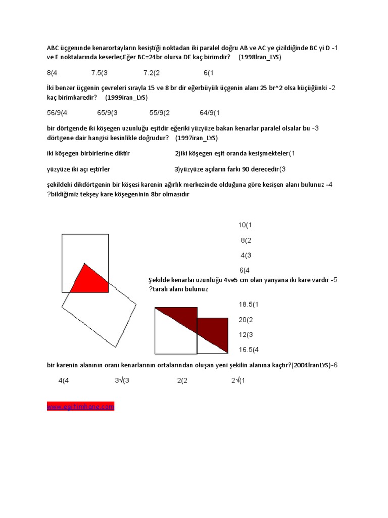 Kpss Matematik Testi