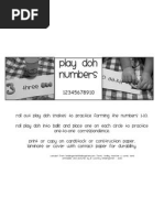 Download Play Doh Numbers by Marlana   SN39224734 doc pdf