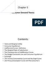 Chapter 5. Consumer Demand Theory