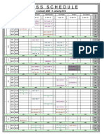 Class Schedule: 4 January 2009 - 9 January 2010