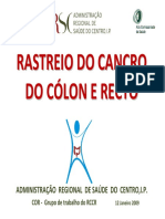 Rastreio Do Cancro Do Cólon e Do Recto (ARSCentro)