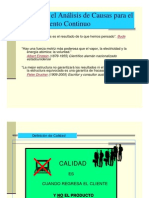 Calidad y El Análisis de Causas